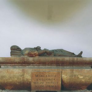 San Nazaro in Brolo, mausoleo Trivulzio, sarcofago di Margherita Colleoni, prima consorte del Magno.